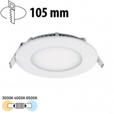 Φωτιστικό LED Στρογγυλό Χωνευτό 6W 230V 500lm CCT 99LED1004RCCT